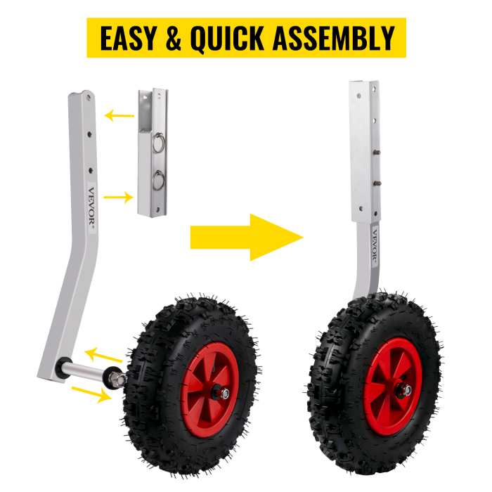 VEVOR Boat Launching Wheels 227kg 