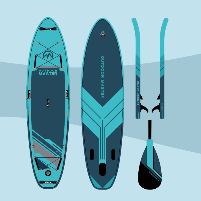Outdoor Master 10'6" Paddleboard Package